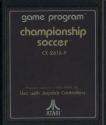 Championship Soccer Atari cartridge scan