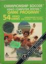 Championship Soccer Atari cartridge scan
