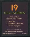 Checkers Atari cartridge scan