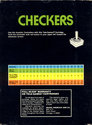 Checkers Atari cartridge scan