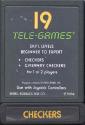 Checkers Atari cartridge scan