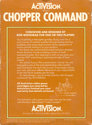 Chopper Command Atari cartridge scan