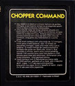 Chopper Command Atari cartridge scan