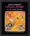 Circus Atari Atari cartridge scan