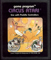 Circus Atari Atari cartridge scan