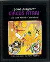 Circus Atari Atari cartridge scan
