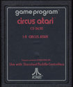 Circus Atari Atari cartridge scan