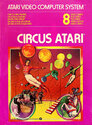 Circus Atari Atari cartridge scan
