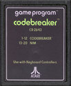 Codebreaker Atari cartridge scan