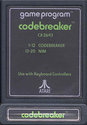 Codebreaker Atari cartridge scan