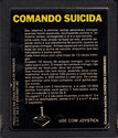 Comando Suicida Atari cartridge scan