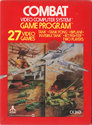 Combat Atari cartridge scan