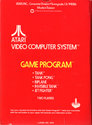 Combat Atari cartridge scan
