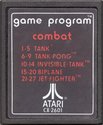 Combat Atari cartridge scan