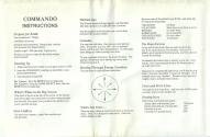 Commando Atari instructions