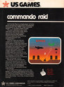 Commando Raid Atari cartridge scan