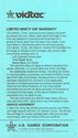 Commando Raid Atari instructions