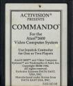 Commando Atari cartridge scan