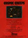Cosmic Creeps Atari cartridge scan