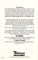 Cosmic Creeps Atari instructions