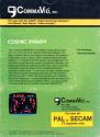 Cosmic Swarm Atari cartridge scan