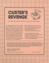 Custer's Revenge Atari cartridge scan