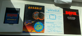 Video Game Cartridge DC-I - Assault / Z-Tack Atari cartridge scan