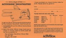 Activision Decathlon (The) Atari instructions