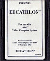 Activision Decathlon (The) Atari cartridge scan