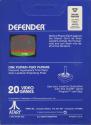 Defender Atari cartridge scan