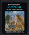 Defender Atari cartridge scan