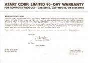 Defender II Atari instructions