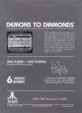 Demons to Diamonds Atari cartridge scan