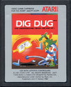 Dig Dug Atari cartridge scan
