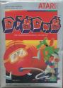 Dig Dug Atari cartridge scan