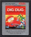 Dig Dug Atari cartridge scan