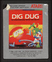 Dig Dug Atari cartridge scan