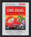 Dig Dug Atari cartridge scan