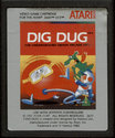 Dig Dug Atari cartridge scan