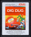 Dig Dug Atari cartridge scan