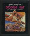 Dodge 'Em Atari cartridge scan