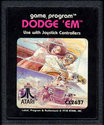 Dodge 'Em Atari cartridge scan