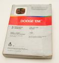Dodge 'Em Atari cartridge scan