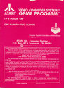 Dodge 'Em Atari cartridge scan