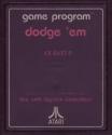 Dodge 'Em Atari cartridge scan