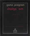 Dodge 'Em Atari cartridge scan