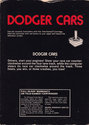 Dodger Cars Atari cartridge scan