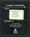 Donald Duck's Speedboat Atari cartridge scan
