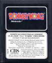 Donkey Kong Atari cartridge scan