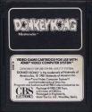 Donkey Kong Atari cartridge scan